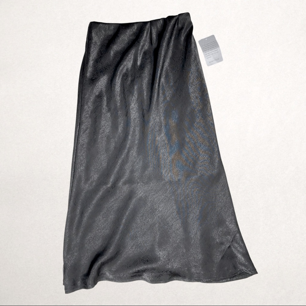 Satin Midi Skirt